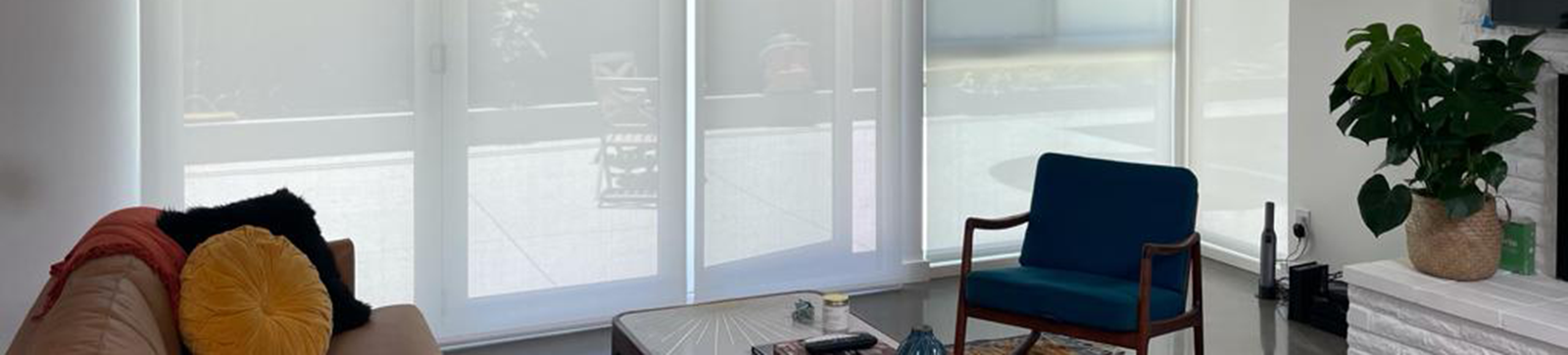 Motorized Shades for Glass Doors in Los Angeles