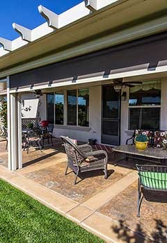 Outdoor Shades In Montebello Patio