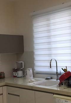 Smart Kitchen Somfy Motorized Blinds Altadena